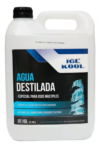 Agua Desionizada (Destilada) en Botella de 1 Litro - Adesco