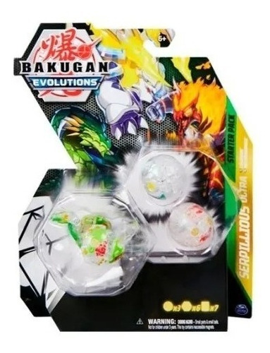 Bakugan Evolutions S4 Blister 3 Fig 64424  Srj
