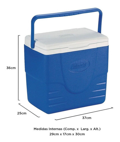 Imagem 2 de 2 de Caixa Térmica Excursion 16qt 15,1 L Coleman - Azul