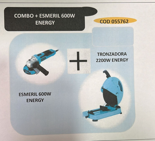 Combo Esmeril Angular Y Tronzadora 2200w