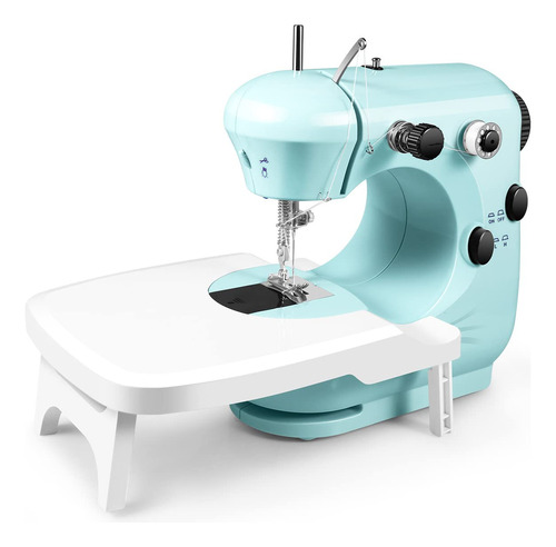 Maquina Coser Mini 2 Velocidad Para Principiante Kit Costura