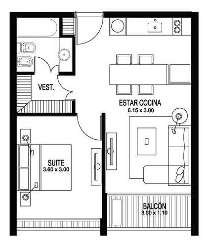 Departamento 2 Ambientes Con Amenities En Quartier Del Polo, Las Cañitas