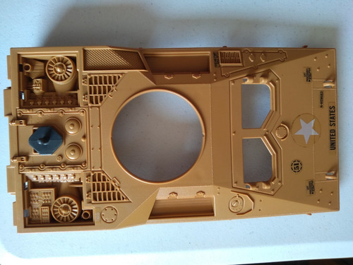 Ja Gi Joe Mauler Mbt Tanque 1985 Cubierta Superior Chasis (Usado)