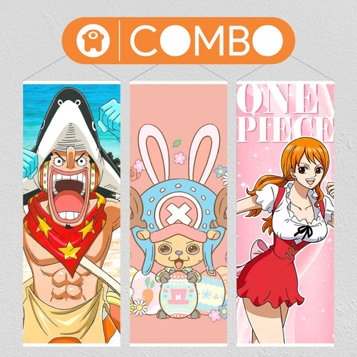 Tu Combo Personajes One Piece X 3 - Animeras