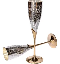 Comprar Exclusivo Copas Boda Brindis Novios Grabadas Plata Vintage
