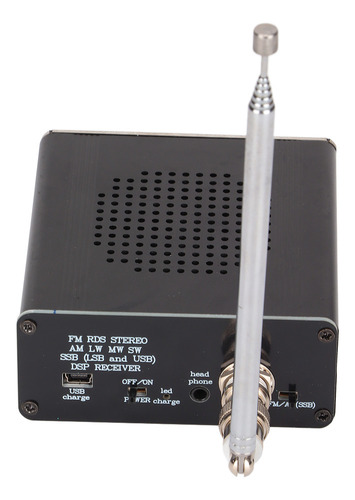 Receptor De Radio Portátil Con Escáner De Banda Completa Fm
