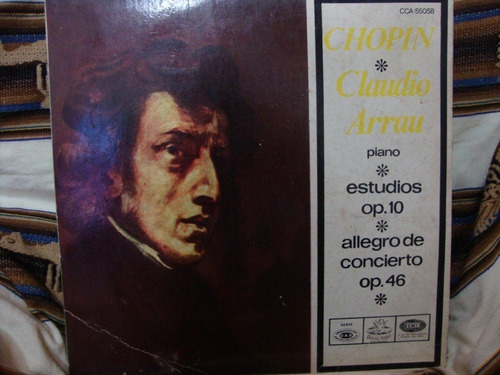 Vinilo Claudio Arrau Chopin Allegro Op 46 Cl1