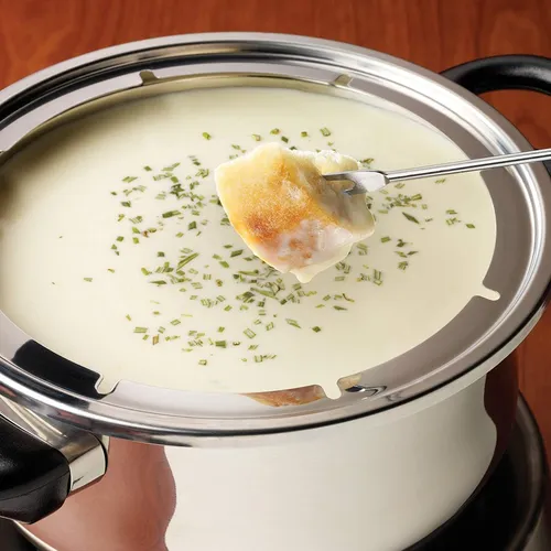 Olla De Fondue Eléctrica Nostalgia Fps200, Acero Inoxidable