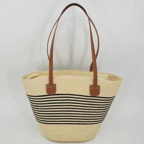 Bolso De Natural Boho Playero -tote Verano Con Gran Playa