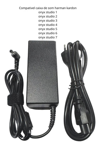 Carregador Fonte Bivolt Compatível Caixa Som Jbl Bombox 3