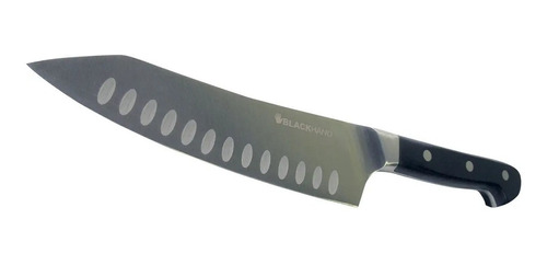 Cuchillo Santoku Selva Valdiviana Black Hand + Grabado Láser