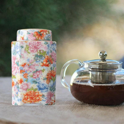 Recipiente De Recipiente De Té De Cerámica Con Estilo C