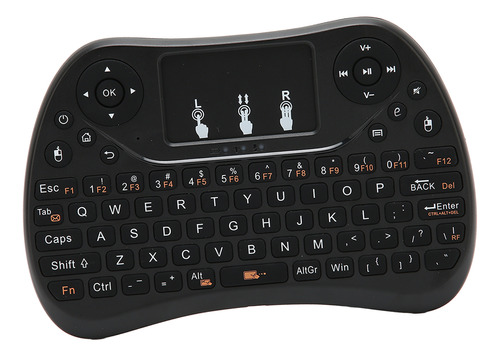 Mini Teclado Inalámbrico Recargable De Mano De 2,4 Ghz