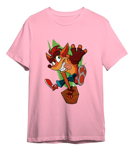 Camiseta Básica Camisa Crash Bandicoot Game Jogo Aku Aku Y2k