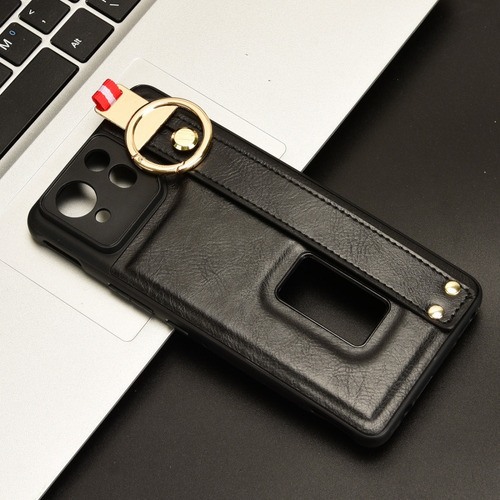 Para Funda De Piel Con Correa Marrón Para Asus Rog Phone 8
