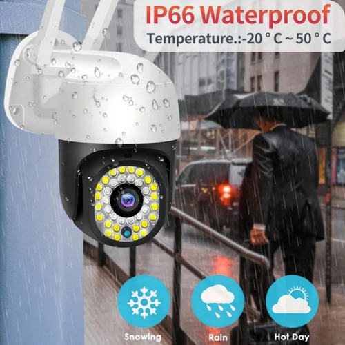 Imagen 2 de 10 de Cámara Ip Wifi 2mp 1080p Exterior Ptz 360° X4