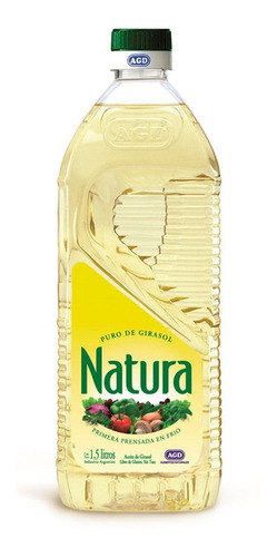 Aceite Puro De Girasol Natura X 1,5 Lt