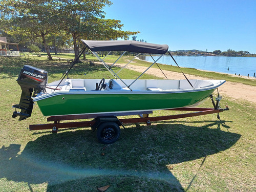 Lancha Rs 530 Com Motor Mercury 50 Elpto 2 Tempos 0km 17 Pés