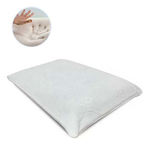 Almohada Ortopédica Memory Foam Carbón Activado Tipo Baja