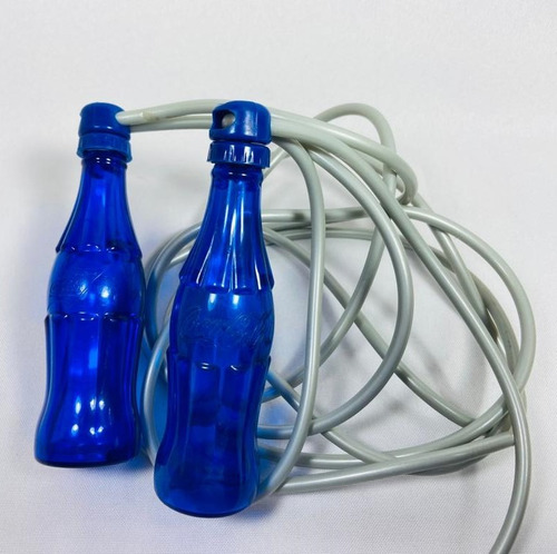 Corda Plástica Coca-cola Azul Olimpíadas 2008 Corda Na Rua (Usado)