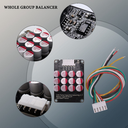 Ks Balanceador De Grupo Completo Crystally-4s 5a, Placa Bms