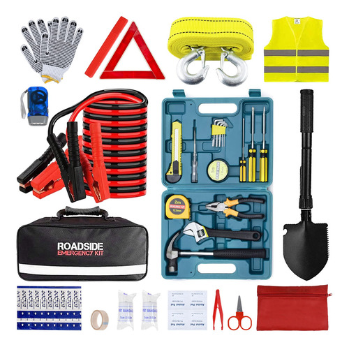 Kit Emergencia Para Automovil Asistencia Carretera Seguridad