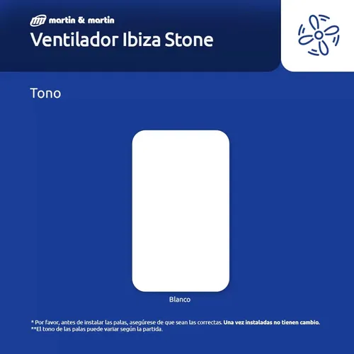 Ventilador Techo Ibiza Blanco Araña 33 Martinymartin