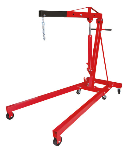 Pluma Hidráulica Para Motor 2ton Uso Rudo Launch Sc-220 Color Rojo