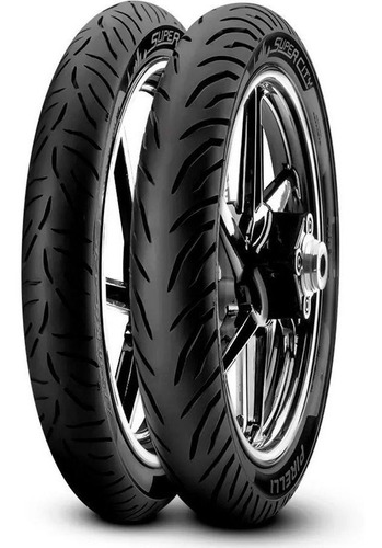 Cubiertas 80 100 18 + 90 90 18 Pirelli Super City Sin Camara