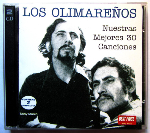 Los Olimareños Nuestras Mejores Canciones Cd Doble 2 Cds