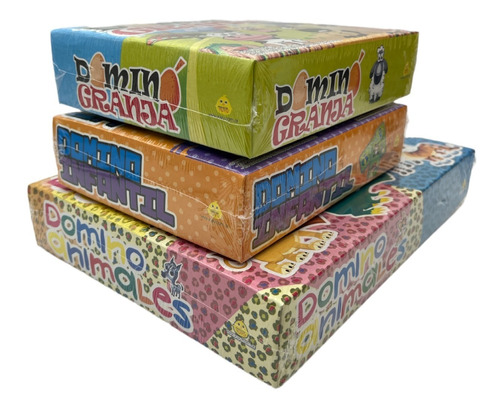 Juego De Mesa Domino Infantil Granja Diversion Niños Oferta