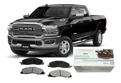 Pastilha De Freio Cerâmica Dodge Ram 2500 2009 Em Diante Dia