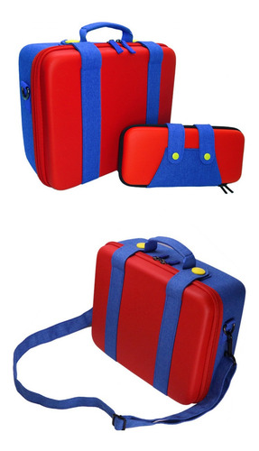 Imagen 8 de 10 de Maleta Bolso Nintendo Switch Rigida Oled Y Normal