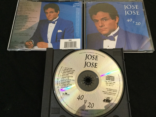 Jose Jose 40 Y 20 Cd D13