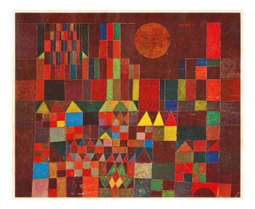 Paul Klee - Castillo Y Sol - Lámina 45x30 Cm.