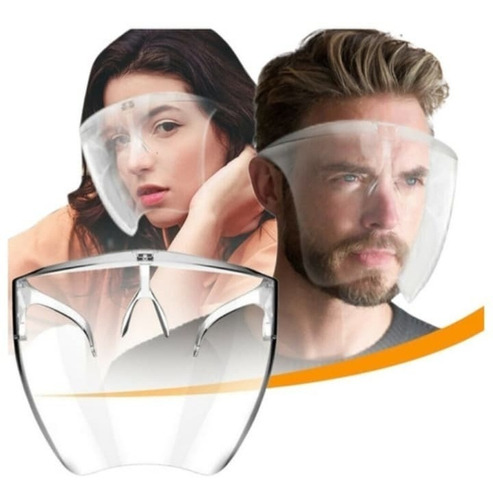 Careta Protector Facial Soporte Marco Lentes Reutilizable