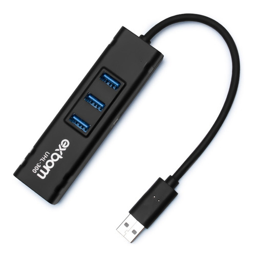 Adaptador De Rede Gigabit Rj45 Com Hub 3 Portas Usb 3.0