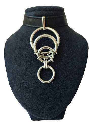 Choker Ecocuero Escorpion - Apto Vegan - Bdsm