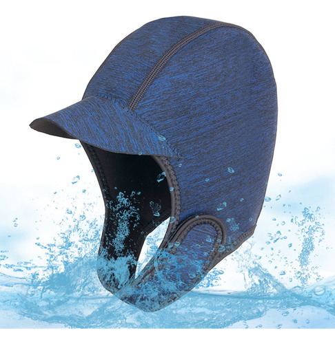 (pk) Gorro De Natación De Neopreno Con Capucha De Buceo De 2