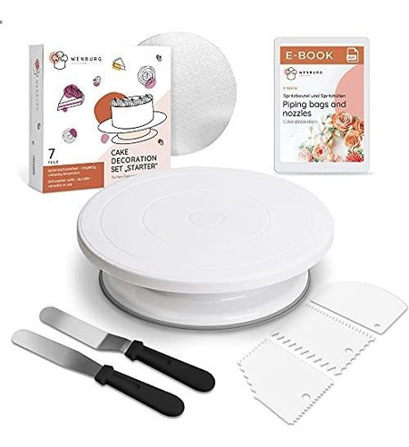 Plato Giratorio Para Tartas Para Decorar Kit De Decorac...