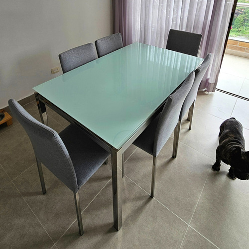 Comedor Expandible Marca Tugo Incluye 6 Sillas