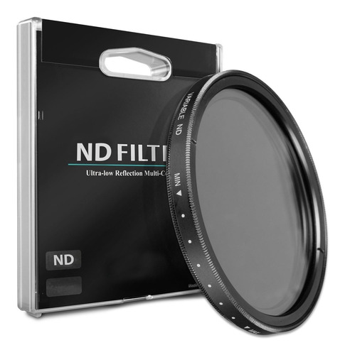 58 Mm Nd Variable Filtro Densidad Neutra Para Canon Ef 2.8