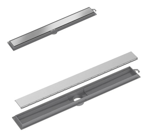 Imagen 2 de 7 de Rejilla Lineal Tigre 50 Cm Acero Inoxidable