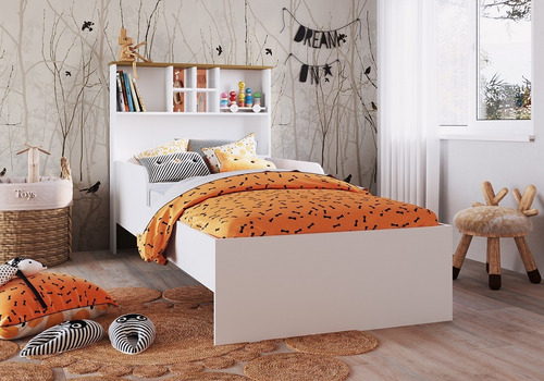 Cama Infantil 4 Prateleiras Branco Cm095 - Art In Móveis