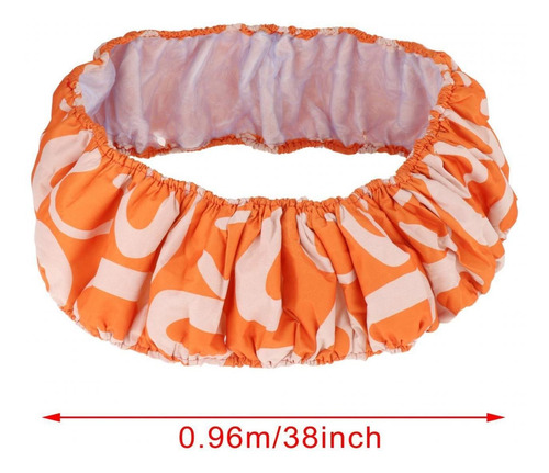 Alfombrilla De Seguridad Para 38 Pulgadas 6 Agujeros Naranja