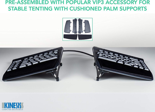 Teclado Ergonomico Divido De Pc | Kinesis Freestyle / Negro
