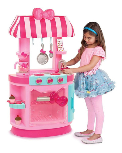 Cocina Hello Kitty Cafe Kitchen Juguete Luces 