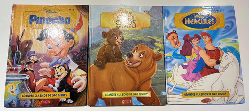 Libros Grandes Clásicos De Disney X 3