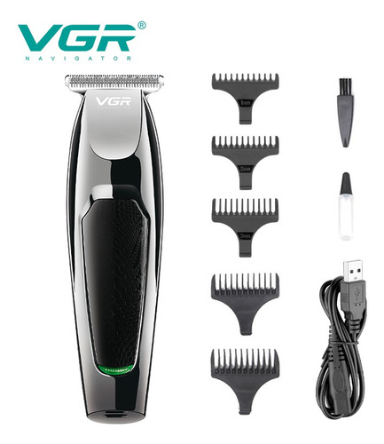 Vgr V030 Recortadora De Barba Black Trimmer 5V Cortapelos Para Hombre Profesional