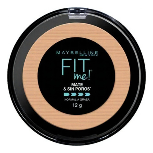 Base de maquillaje en polvo compacto Maybelline FIT Me! Mate y sin poros Polvo compacto FIT Me! Mate y sin poros tono sun beige